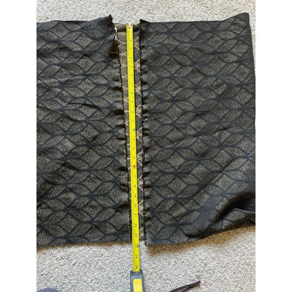 Womens Wrap Jacket Leaf Pattern Reversible Fly Vest One Size green Bronze/Black - Picture 7 of 8